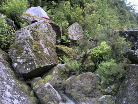 Free standing tents are excellent for trout fishing