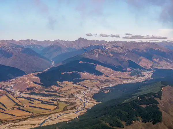 Trout fishing in braided rivers can be challenging due to the many branches and braids. 