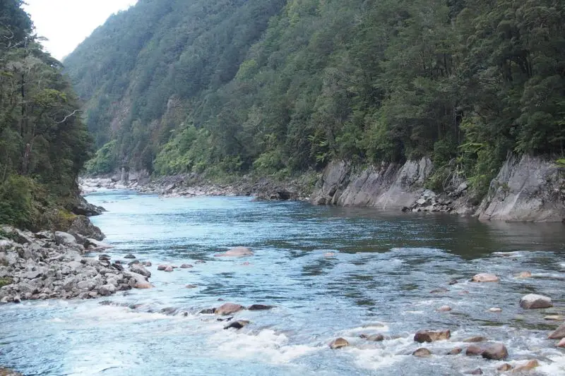 I could not see the bottom of this pool further upstream