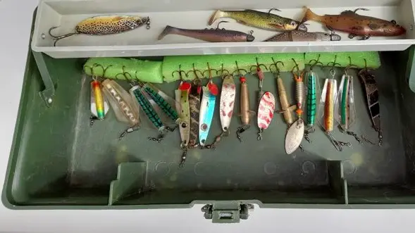 Old trout fishing lures
