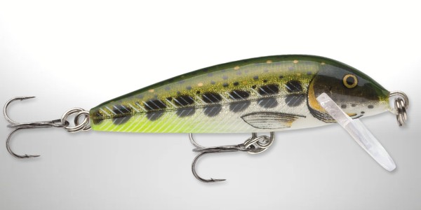 The Rapala Countdown is an excellent jerkbait for targeting trout holding in deep holes.